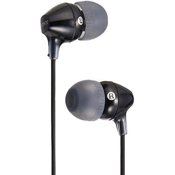 Sony MDREX15LP Fashion Color EX Series Earbuds (Black) - Image 2