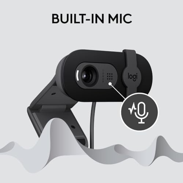 Logitech Brio 101 Full HD 1080p Webcam Made for Meetings and Works - Image 5