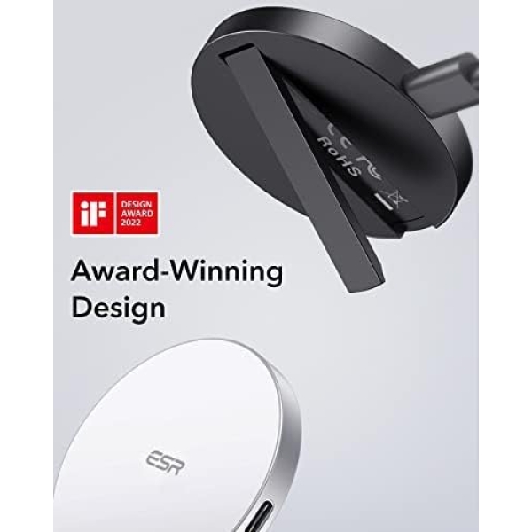 ESR HaloLock Kickstand Wireless Charger, MagSafe-Compatible Charger for iPhone - Image 2