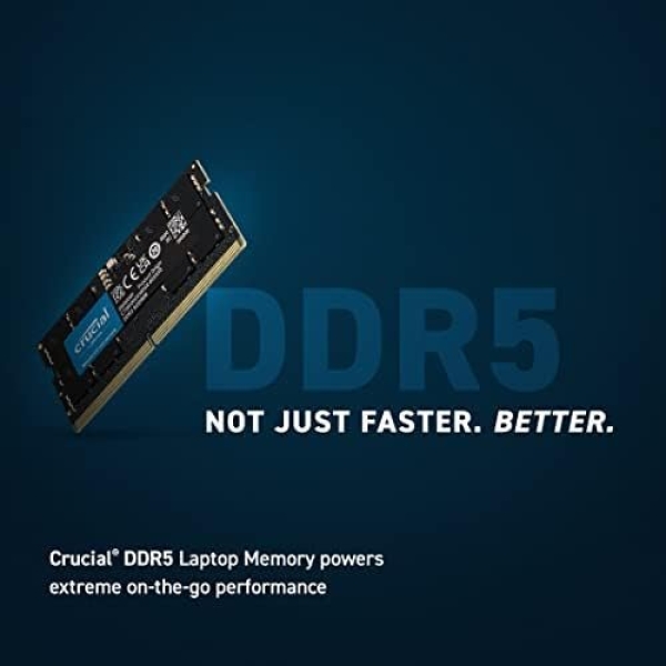Crucial RAM 32GB Kit (2x16GB) DDR5 5600MHz (or 5200MHz or 4800MHz) - Image 2