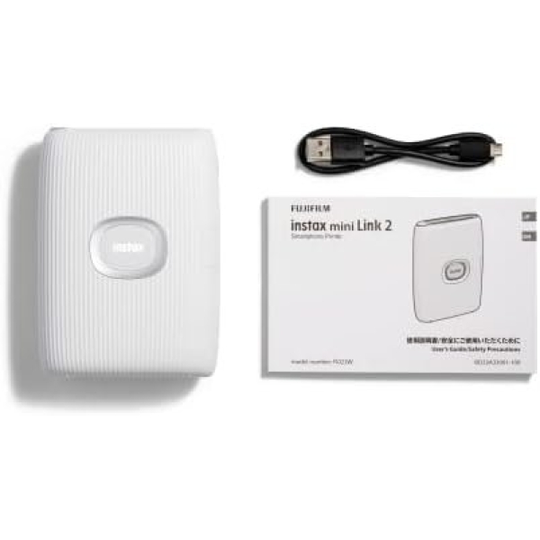 Fujifilm Instax Mini Link 2 Smartphone Printer - Clay White - Image 6