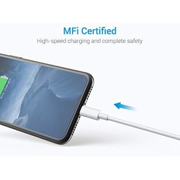 Lightning Cable MFi Certified - iPhone Charger 3Pack 6FT Lightning to USB A - Image 2