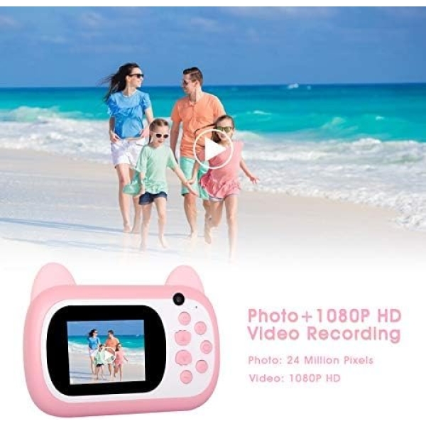 Instant Print Camera for Kids, Upgrade Selfie Kids Camera, Digital Zero Ink - Image 5