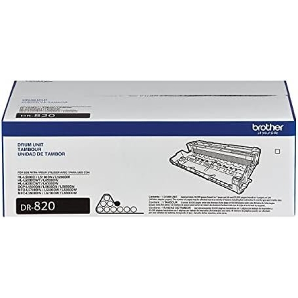 Brother DR-820 Genuine-Drum Unit, Seamless Integration, Yields Up to 30,000 - Image 2
