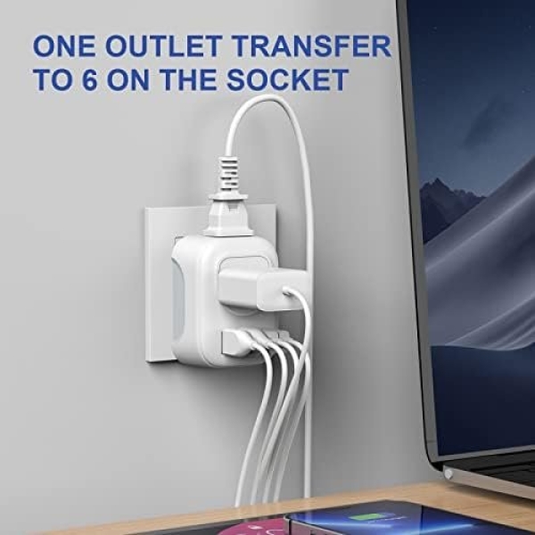 International Travel Adapter, Europe Travel Adapter with USB, Universal Travel - Image 3
