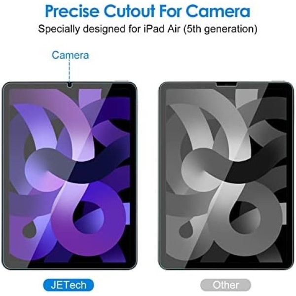 JETech Screen Protector for iPad Air 5 (10.9-Inch, 2022 Model, 5th Generation) - Image 3