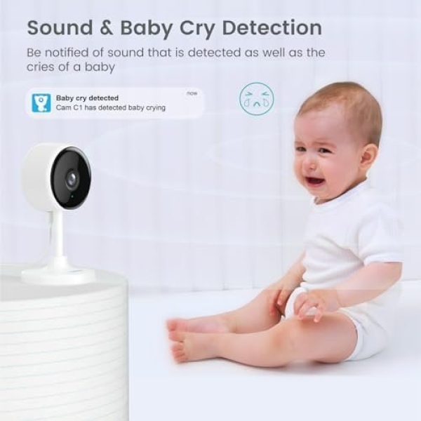 Indoor Camera, litokam Cameras for Home Security with Night Vision, Pet Camera - Image 5