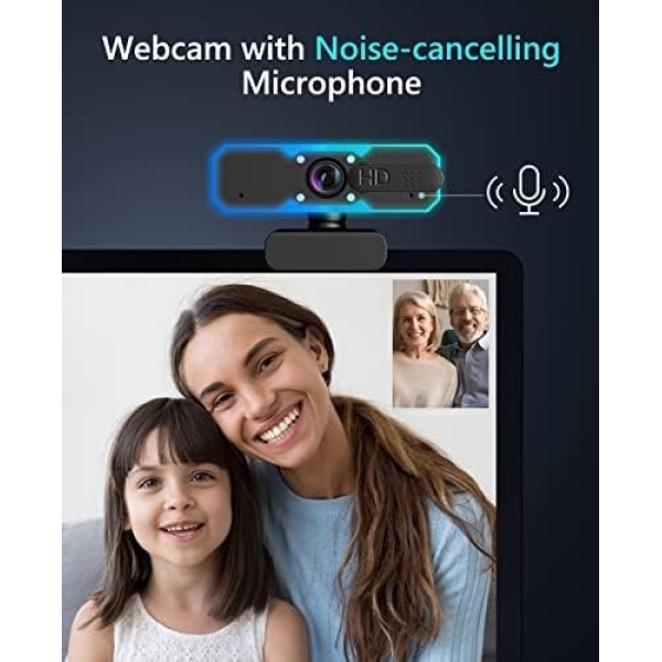 NBPOWER 1080P 60FPS Streaming Camera Webcam with Microphone and Fill RGB - Image 4