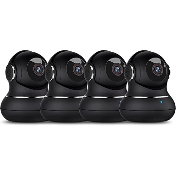 litokam Indoor Security Camera 360° Motion Tracking, Pet Camera