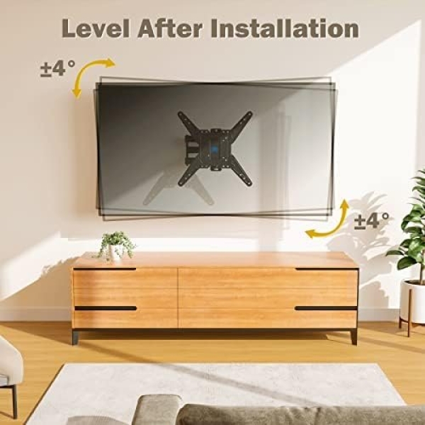 Mounting Dream TV Wall Mount for Most 26-55 Inch TVs, Full Motion TV Mount with - Image 4