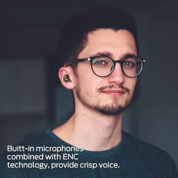 Monster Wireless Earbuds, Achieve 300 AirLinks Bluetooth Headphones Touch - Image 6