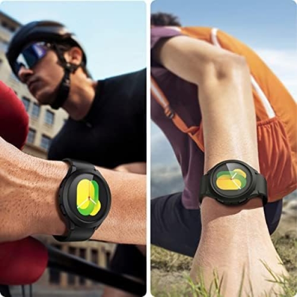 Langboom Black Hard Case Compatible with Samsung Galaxy Watch 5 Galaxy Watch 4 - Image 5