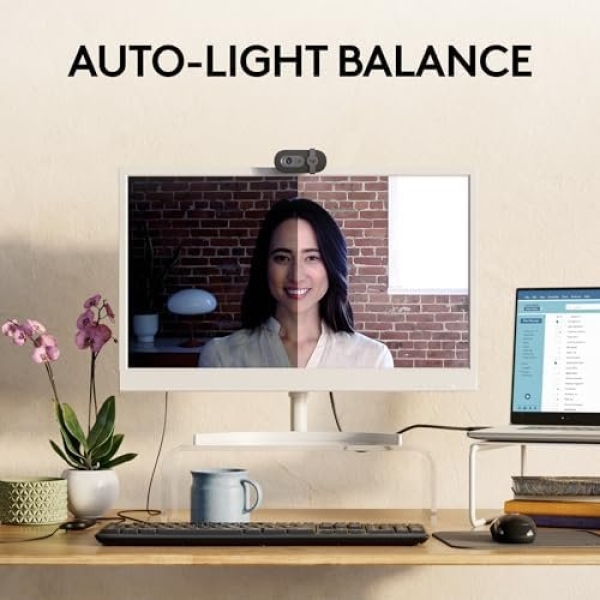 Logitech Brio 101 Full HD 1080p Webcam Made for Meetings and Works - Image 3