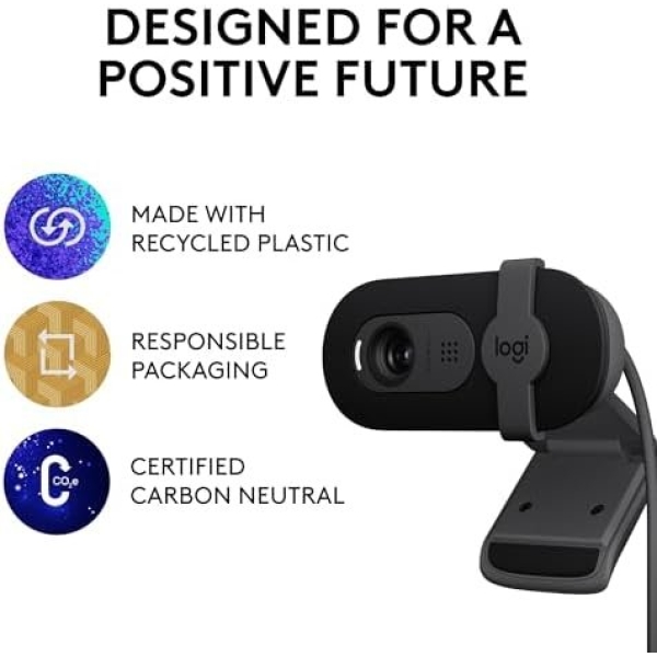 Logitech Brio 101 Full HD 1080p Webcam Made for Meetings and Works - Image 9