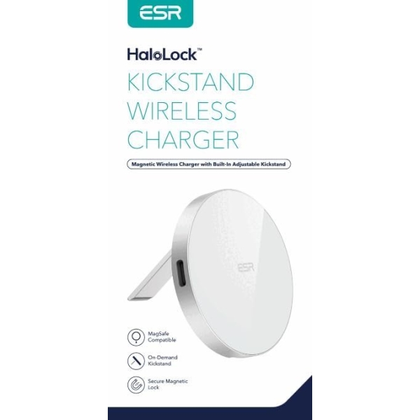 ESR HaloLock Kickstand Wireless Charger, MagSafe-Compatible Charger for iPhone - Image 9
