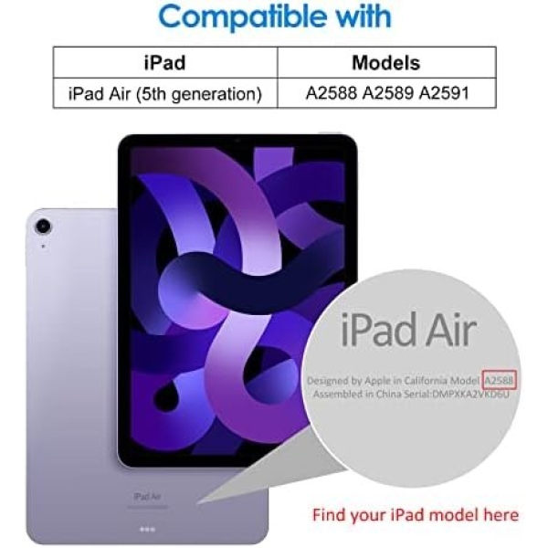 JETech Screen Protector for iPad Air 5 (10.9-Inch, 2022 Model, 5th Generation) - Image 2