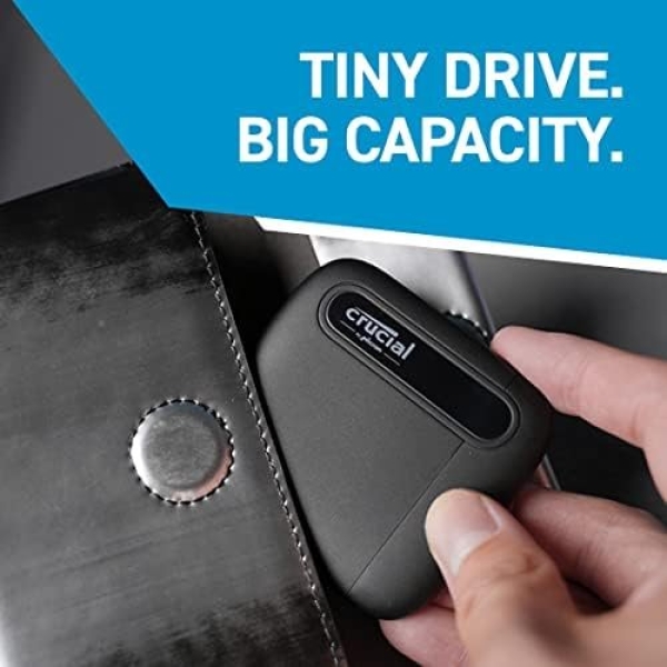 Crucial X6 2TB Portable SSD - Up to 800MB/s - PC and Mac - USB 3.2 USB-C - Image 5