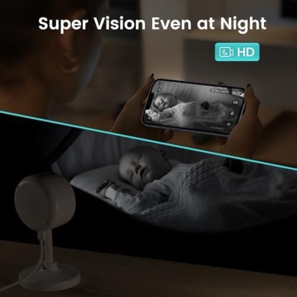 Indoor Camera, litokam Cameras for Home Security with Night Vision, Pet Camera - Image 3