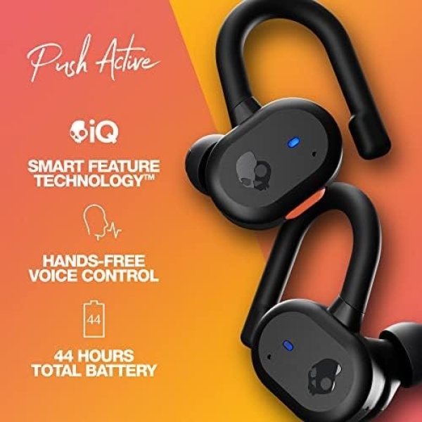 Skullcandy Push Active In-Ear Wireless Earbuds, 43 Hr Battery, Skull-iQ, Alexa - Image 2