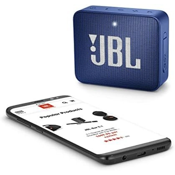 JBL GO2 - Waterproof Ultra Portable Bluetooth Speaker - Blue - Image 5