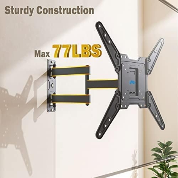 Mounting Dream TV Wall Mount for Most 26-55 Inch TVs, Full Motion TV Mount with - Image 6