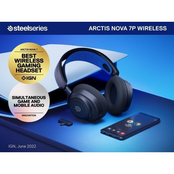SteelSeries Arctis Nova 7P Wireless Multi-Platform Gaming & Mobile Headset - Image 3