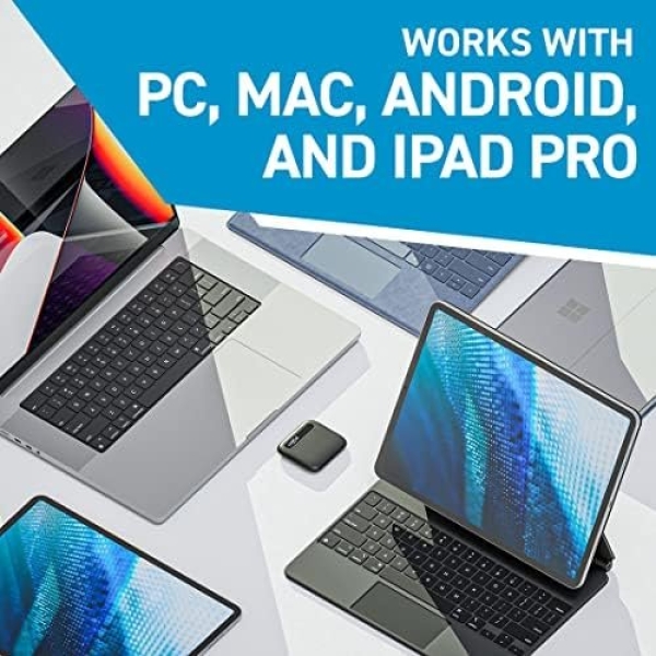 Crucial X6 2TB Portable SSD - Up to 800MB/s - PC and Mac - USB 3.2 USB-C - Image 4