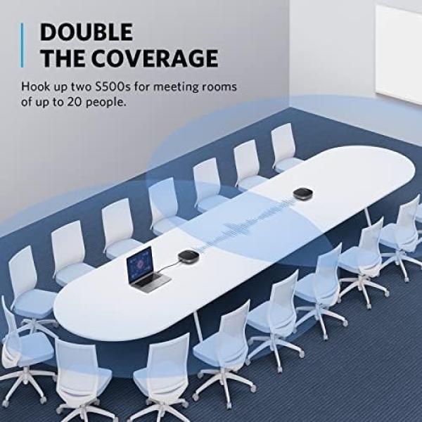 Anker PowerConf S500 Speakerphone with Zoom Rooms and Google Meet - Image 7