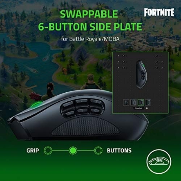 Razer Naga Pro Wireless Gaming Mouse: Interchangeable Side Plate - Image 2
