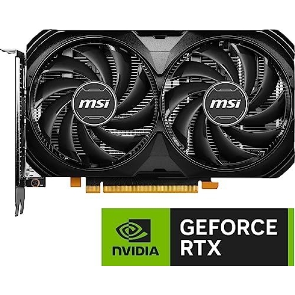 MSI Gaming GeForce RTX 4060 8GB GDRR6 128-Bit HDMI/DP Nvlink TORX Fan 4.0 Ada - Image 2