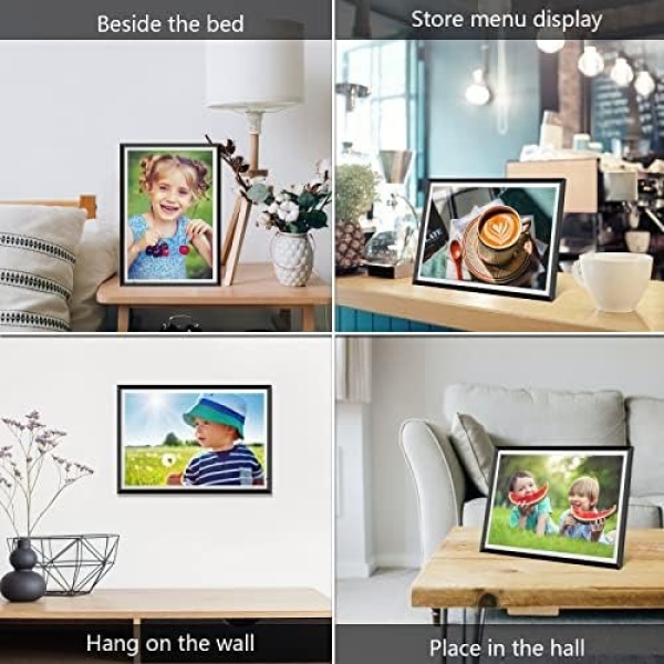 32GB 13.5 Inch Wi-Fi Digital Picture Frame with 3K IPS LCD Touch Screen - Image 8