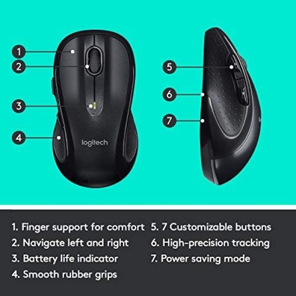 Logitech MK735 Performance Wireless Keyboard & Mouse Combo - Image 7