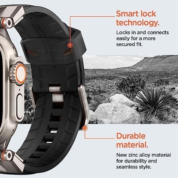 Spigen DuraPro Armor Designed for Apple Watch Band for Apple Watch Ultra2/Apple - Image 7