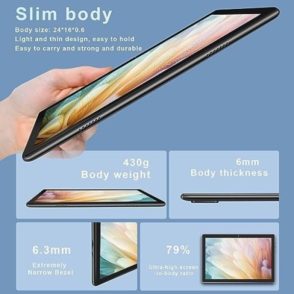 Tablet DMAOAO Android 12 Tablet 2023 Latest Octa-Core 2.0GHz CPU 2 in 1 Tablets - Image 6