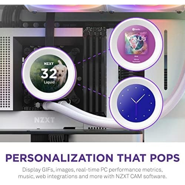 NZXT Kraken Elite RGB 360 - RL-KR36E-W1 - 360mm AIO CPU Liquid Cooler - Image 2