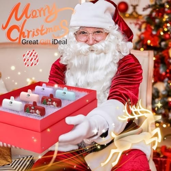 Taegila Portable Charger for iPhone Christmas Edition, 5000mAh - Image 7