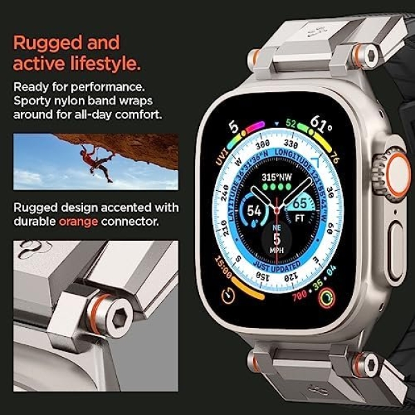 Spigen DuraPro Armor Designed for Apple Watch Band for Apple Watch Ultra2/Apple - Image 5
