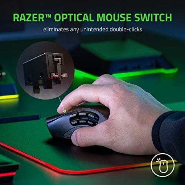 Razer Naga Pro Wireless Gaming Mouse: Interchangeable Side Plate - Image 7