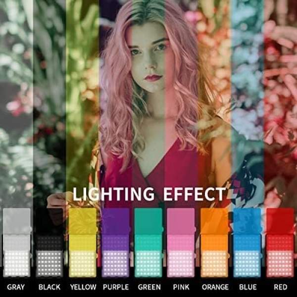 Photography Video Lighting Kit, LED Studio Streaming Lights W/70 Beads & Color - Image 3