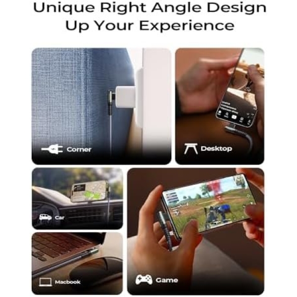 AINOPE USB C to USB C Cable 100W 2-Pack 6.6FT, Durable USBC to USBC Cable Cord - Image 6