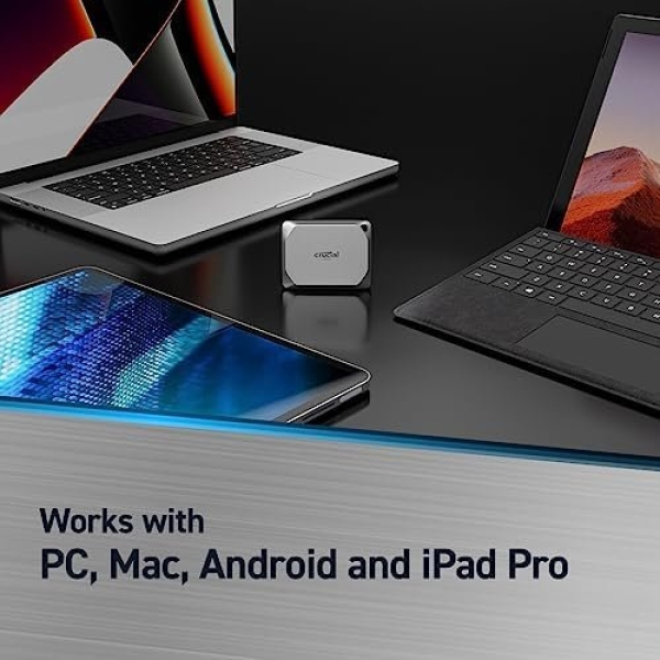 Crucial X9 Pro 1TB Portable SSD - Up to 1050MB/s Read and Write - Image 4
