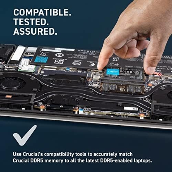 Crucial RAM 32GB Kit (2x16GB) DDR5 5600MHz (or 5200MHz or 4800MHz) - Image 5