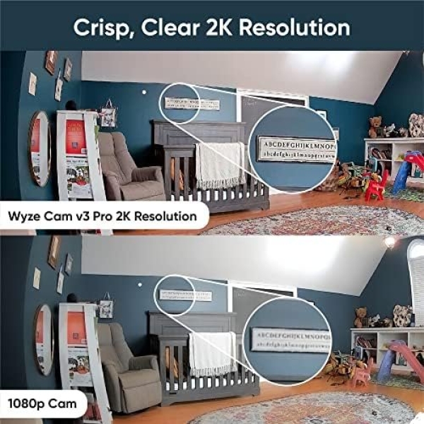 WYZE Cam v3 with Color Night Vision, Wired 1080p HD Indoor/Outdoor Video Camera - Image 3