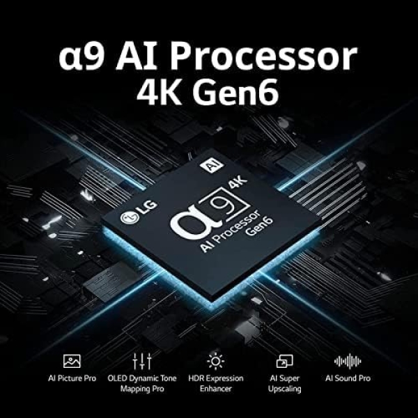 LG C3 OLED evo 55-Inch 4K Smart TV - AI-Powered, Alexa Built-in, Gaming, 120Hz - Image 8