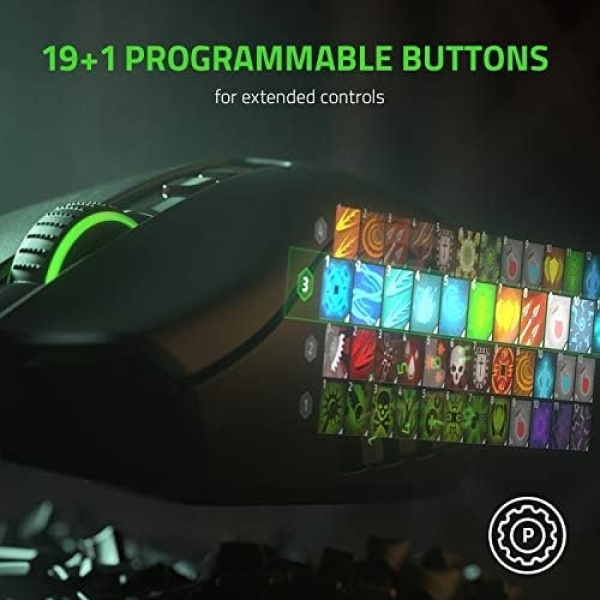 Razer Naga Pro Wireless Gaming Mouse: Interchangeable Side Plate - Image 6