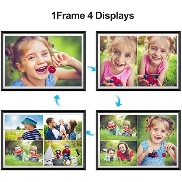 32GB 13.5 Inch Wi-Fi Digital Picture Frame with 3K IPS LCD Touch Screen - Image 4