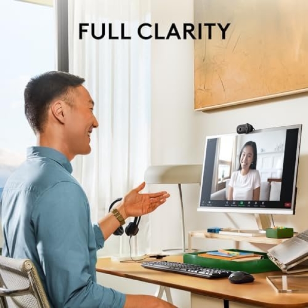 Logitech Brio 101 Full HD 1080p Webcam Made for Meetings and Works - Image 2