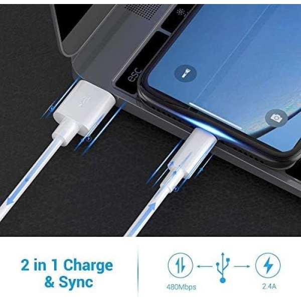 Lightning Cable MFi Certified - iPhone Charger 3Pack 6FT Lightning to USB A - Image 6
