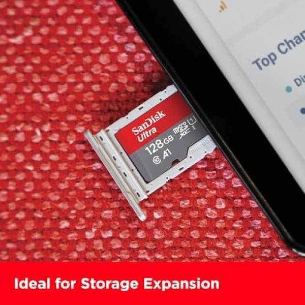 SanDisk 128GB Ultra microSDXC UHS-I Memory Card with Adapter - Up to 140MB/s - Image 4