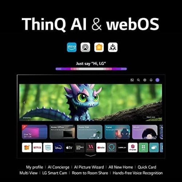 LG C3 OLED evo 55-Inch 4K Smart TV - AI-Powered, Alexa Built-in, Gaming, 120Hz - Image 3